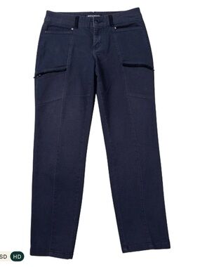 White House Black Market Navy Skinny Ankle Pants